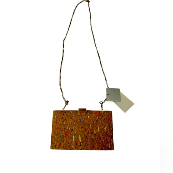 NWT Nordstroms Multi Color Cork Bag - Picture 3 of 6